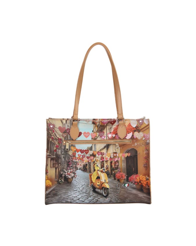  Ynot - Borsa a spalla shopping square Tg. 