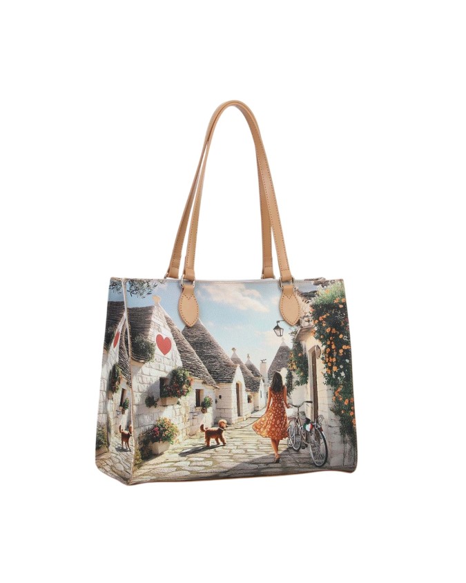  Ynot - Borsa a spalla shopping square Tg. 