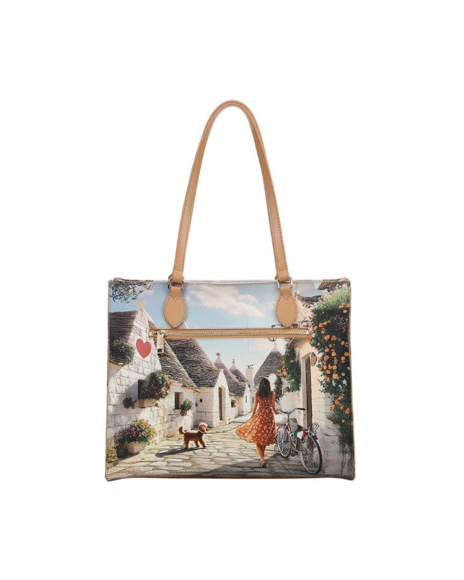  Ynot - Borsa a spalla shopping square Tg. 