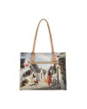  Ynot - Borsa a spalla shopping square Tg. 