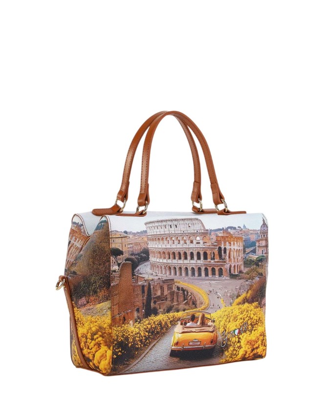  Ynot - Borsa a spalla boston bag Tg. 