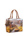  Ynot - Borsa a spalla boston bag Tg. 