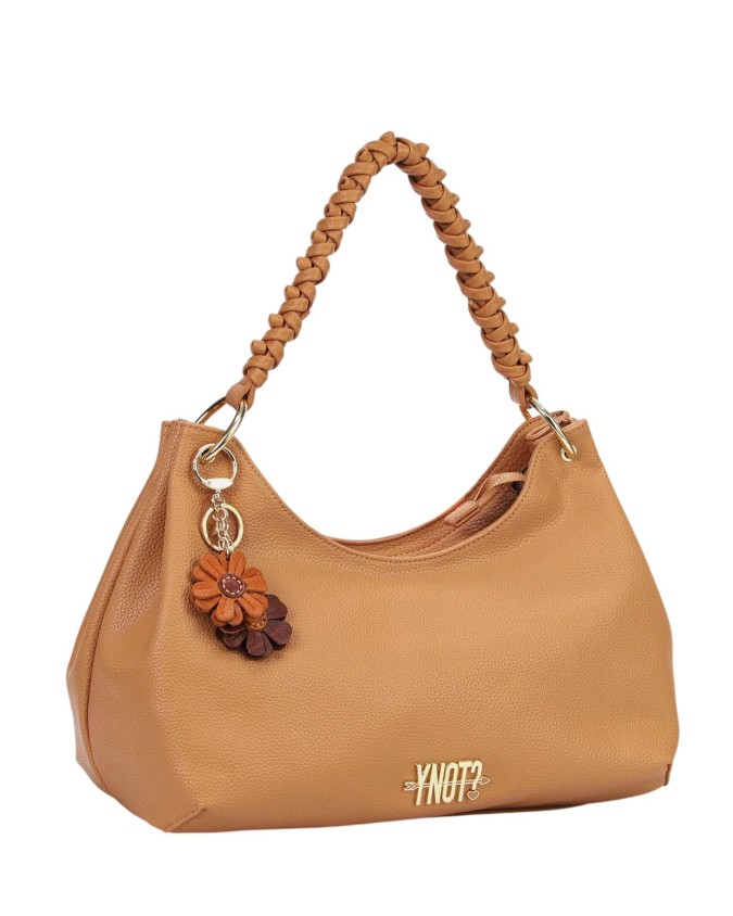  Ynot - Borsa a spalla Tg. L in ecopelle con manico singolo