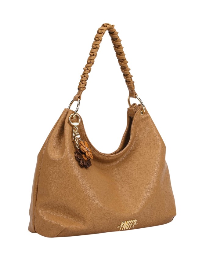  Ynot - Borsa a spalla Hobo in ecopelle morbida Tg. 