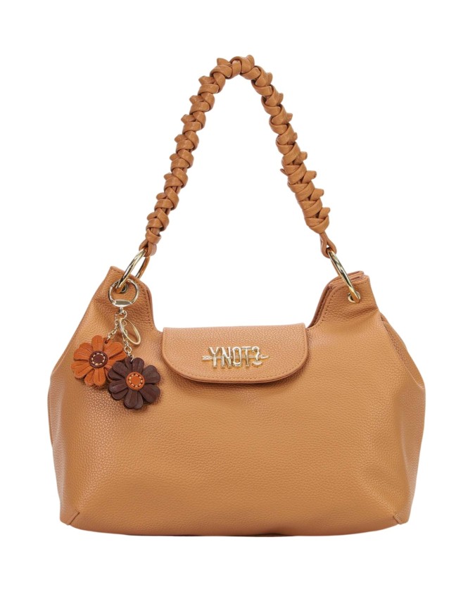  Ynot - Borsa a spalla in ecopelle con pattina Tg. 