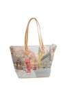  Ynot - Borsa shopping Tg M con due manici in ecopelle Yesbag
