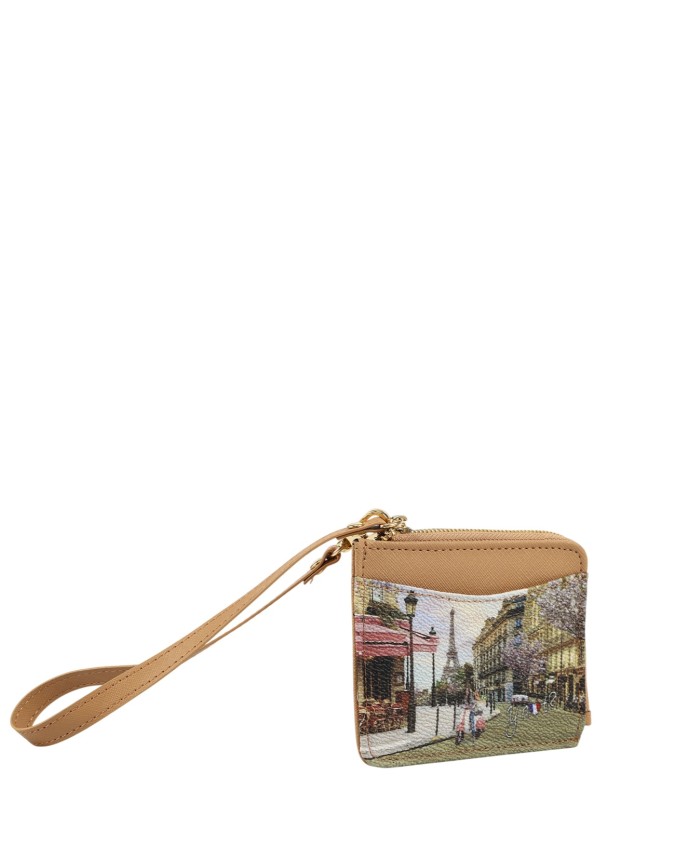  Ynot - Portafoglio donna con manico laterale in ecopelle Tg.