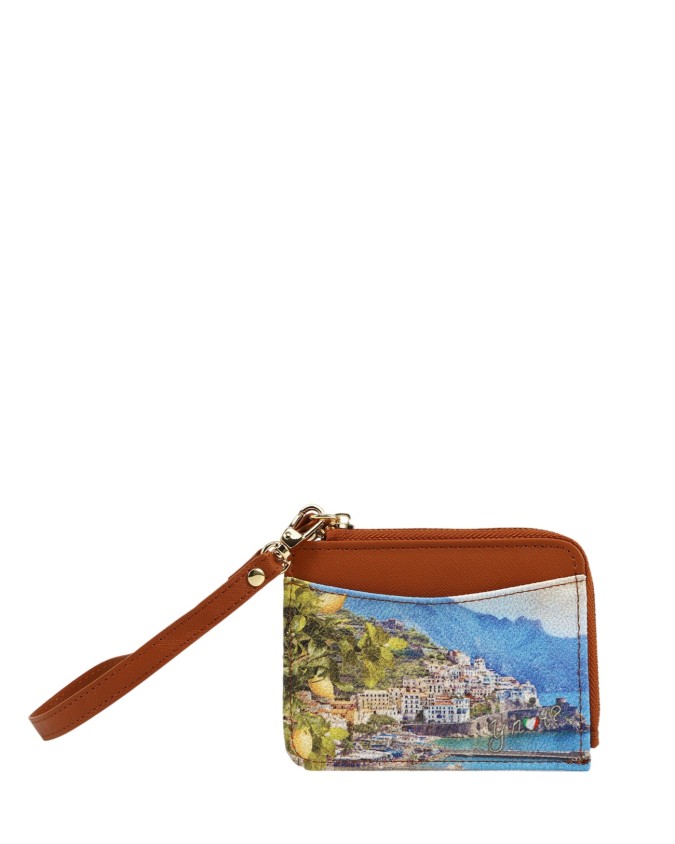  Ynot - Portafoglio donna con manico laterale in ecopelle Tg.