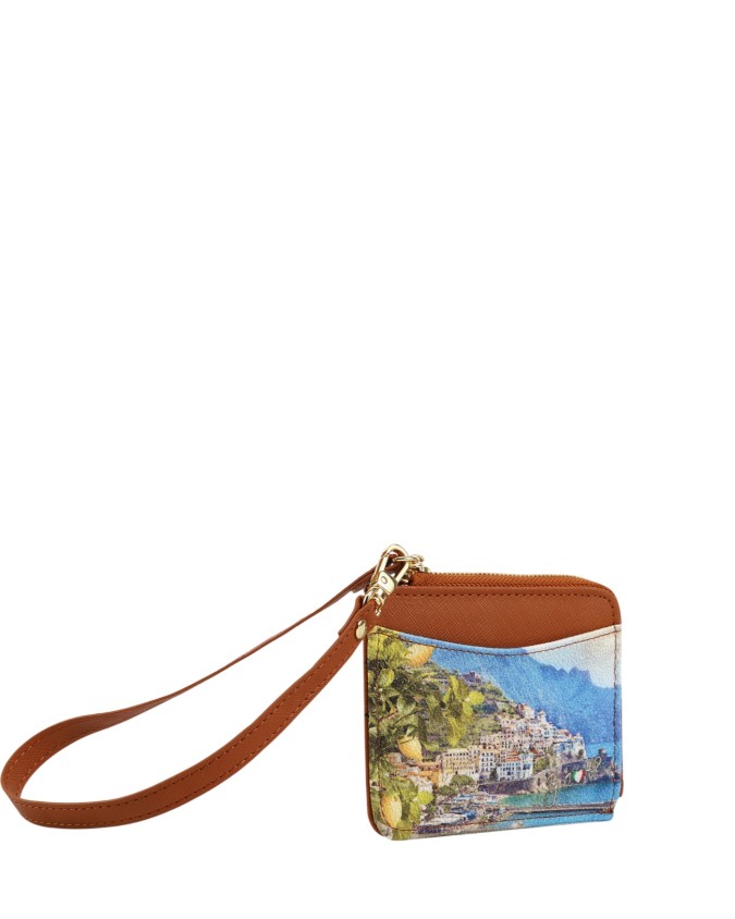  Ynot - Portafoglio donna con manico laterale in ecopelle Tg.
