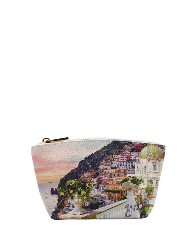  Ynot - Beauty Case Donna con stampa e zip Tg. 