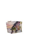  Ynot - Beauty Case Donna con stampa e zip Tg. 