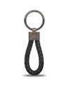 Porsche Design - Portachiavi con Cordino in Pelle Intrecciata