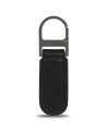 Porsche Design - Leather Keychain with Oval Metal Hook