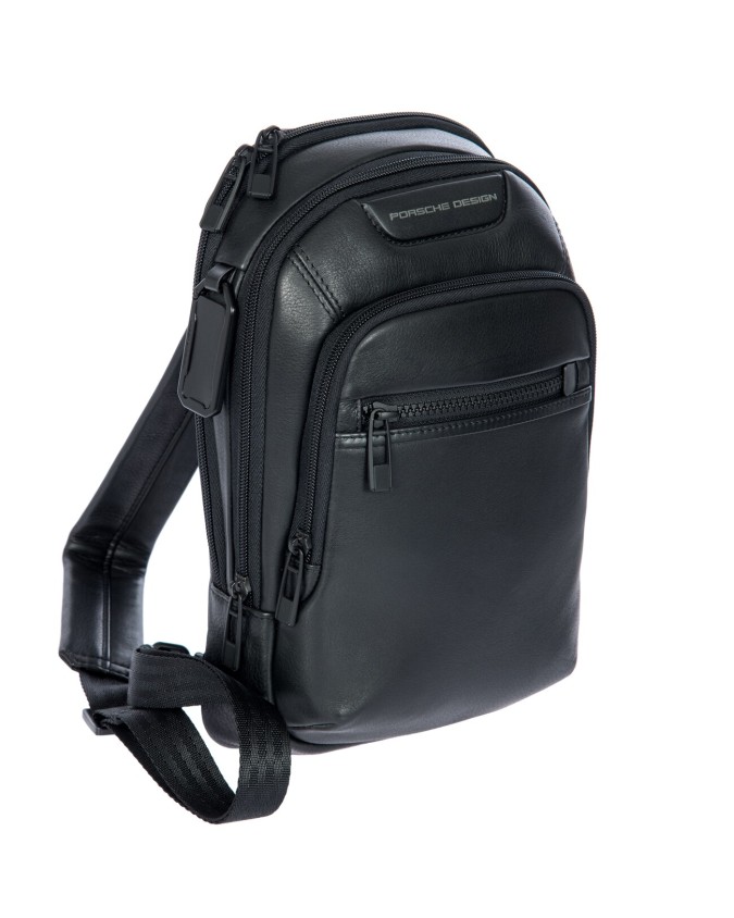  Porsche Design - Borsa a Tracolla Uomo Sling in Pelle Roadster