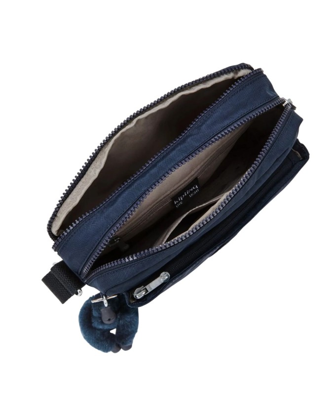  Kipling - Borsa a tracolla a doppio scomparto in nylon Abanu M