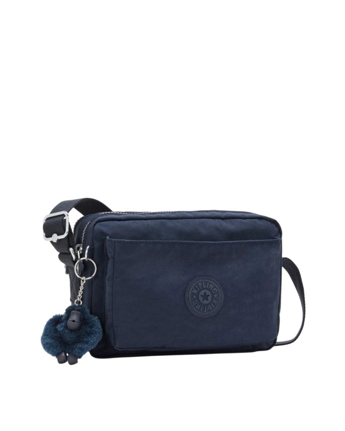  Kipling - Borsa a tracolla a doppio scomparto in nylon Abanu M