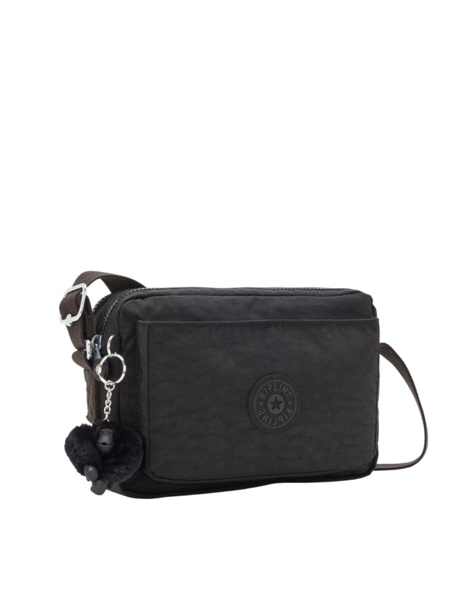  Kipling - Borsa a tracolla a doppio scomparto in nylon Abanu M