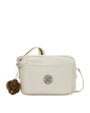  Kipling - Borsa a tracolla a doppio scomparto in nylon Abanu M