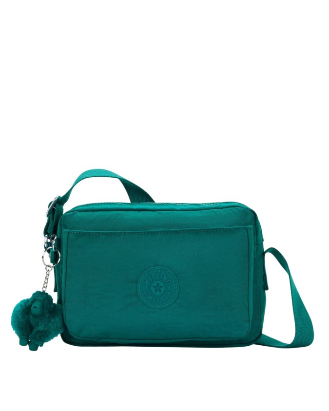  Kipling - Borsa a tracolla a doppio scomparto in nylon Abanu M