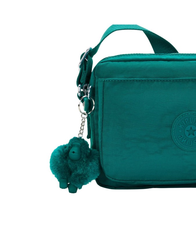  Kipling - Borsa a tracolla a doppio scomparto in nylon Abanu M