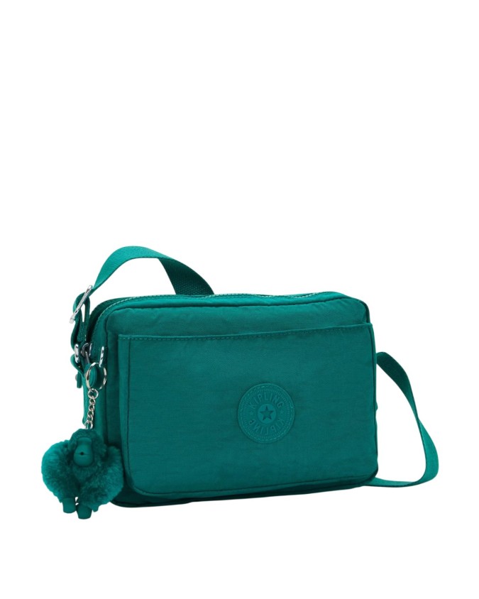  Kipling - Borsa a tracolla a doppio scomparto in nylon Abanu M