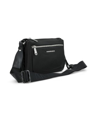  Mandarina Duck - Borsa a Tracolla con Tre Scomparti in Nylon