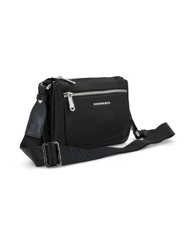  Mandarina Duck - Borsa a Tracolla con Tre Scomparti in Nylon