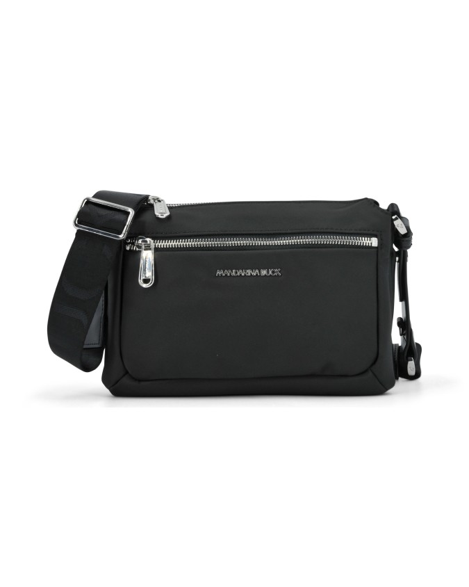  Mandarina Duck - Borsa a Tracolla con Tre Scomparti in Nylon