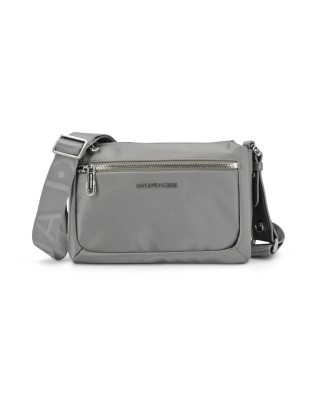  Mandarina Duck - Borsa a Tracolla con Tre Scomparti in Nylon