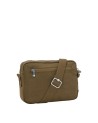  Kipling - Borsa a tracolla a doppio scomparto in nylon Abanu M
