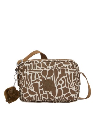 Kipling – Borsa a tracolla in poliestere con portachiavi a