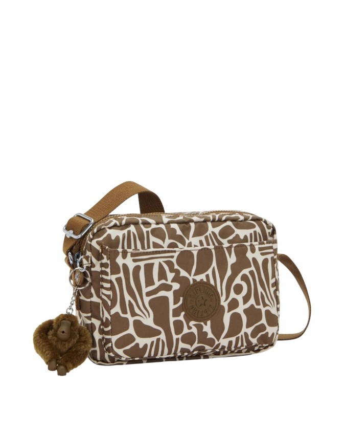  Kipling – Borsa a tracolla in nylon con portachiavi a