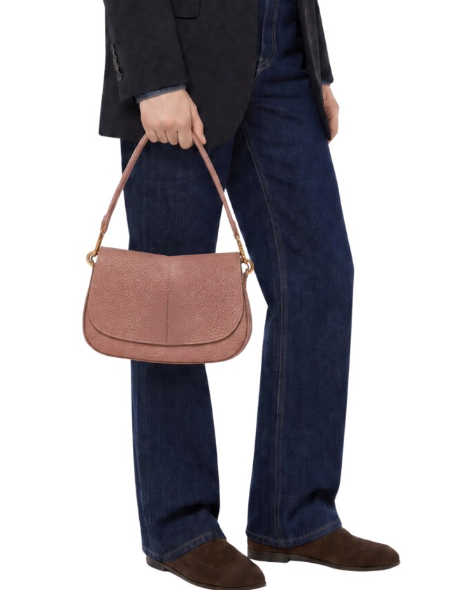  Gianni Chiarini - Borsa a spalla orizzontale in pelle grana