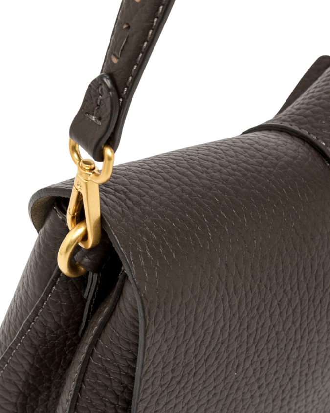  Gianni Chiarini - Borsa a spalla orizzontale in pelle grana