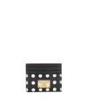 Braccialini - Basic leather cardholder with gold embossed logo