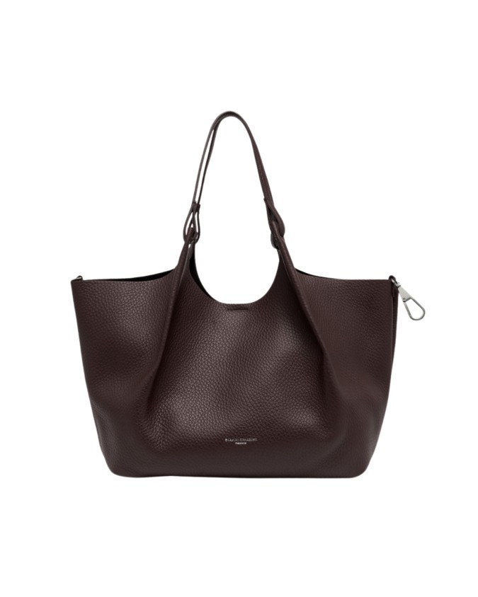  Gianni Chiarini - Borsa a spalla in pelle grana maxi Tg. 