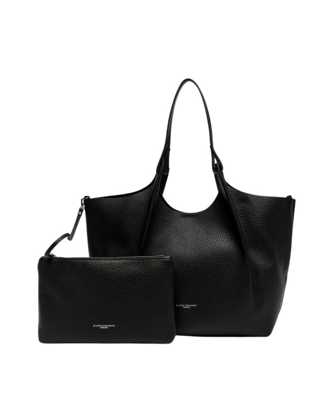  Gianni Chiarini - Borsa a spalla in pelle grana maxi Tg. 