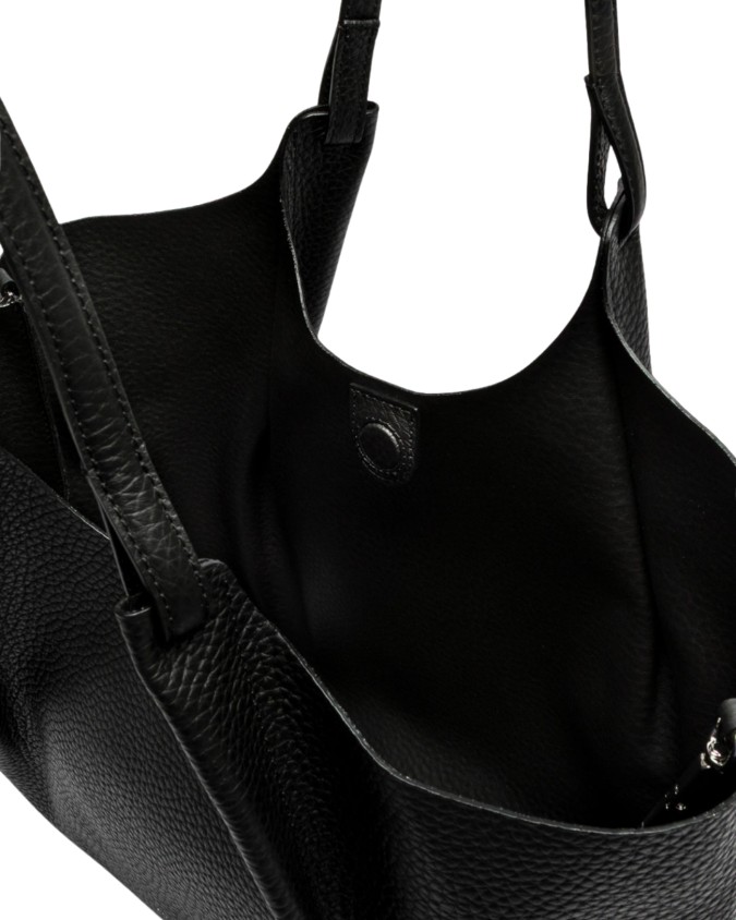  Gianni Chiarini - Borsa a spalla in pelle grana maxi Tg. 