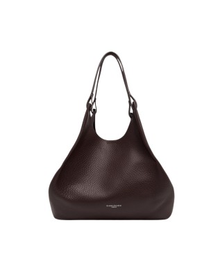 Gianni Chiarini - Maxi-grain leather shoulder bag, size L, with