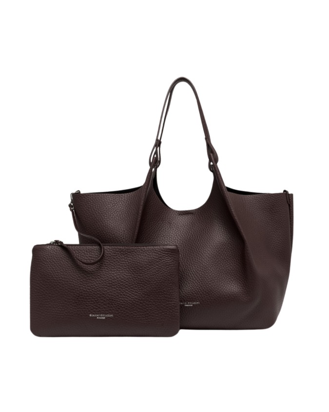  Gianni Chiarini - Borsa a spalla in pelle grana maxi Tg. 