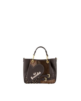 Braccialini - Tg.S Amy Patchwork faux leather handbag...