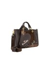  Braccialini - Borsa a mano con tracolla in ecopelle Tg. 