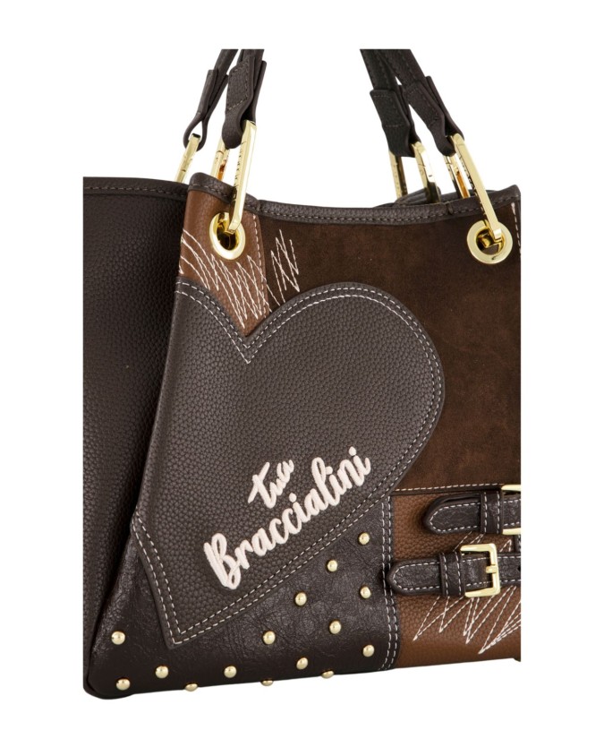Braccialini - Faux leather handbag...