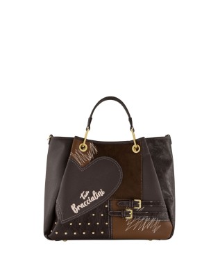 Braccialini - Handtasche mit Schulterriemen aus...