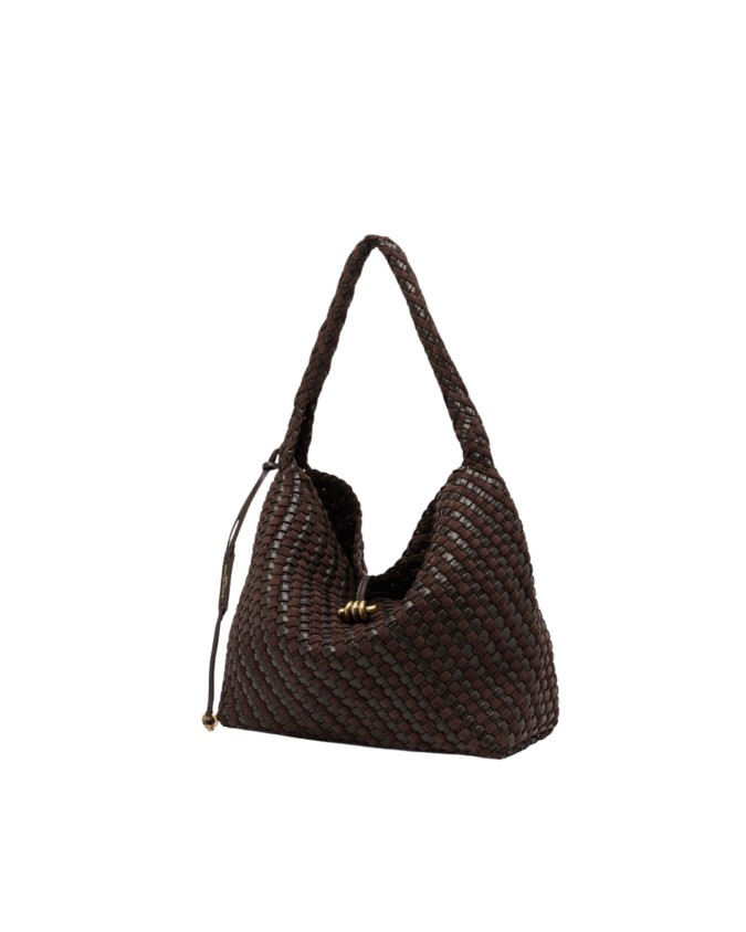  Gianni Chiarini - Borsa a Spalla con Pelle Intrecciata Aurelie