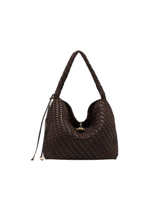  Gianni Chiarini - Borsa a Spalla con Pelle Intrecciata Aurelie