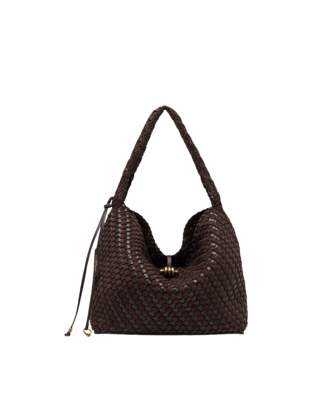 Gianni Chiarini - Borsa a Spalla con Pelle Intrecciata Aurelie