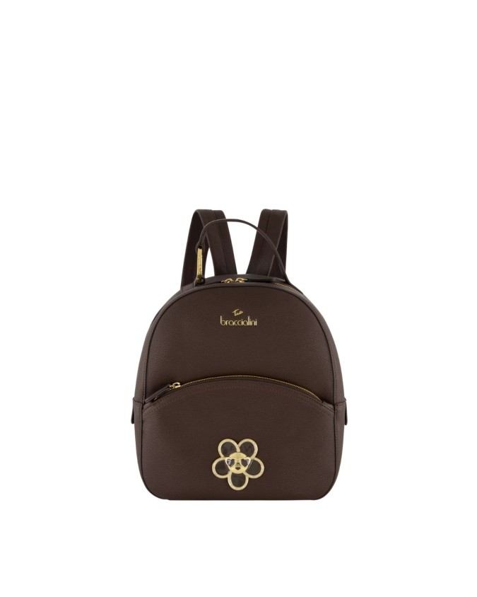  Braccialini - Zainetto donna in ecopelle con charm frontale