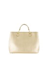 Braccialini - Large faux leather handbag with keychain and ribbon by Beth