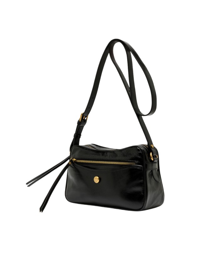  Gianni Chiarini - Borsa a Tracolla con Tasca Frontale in Pelle
